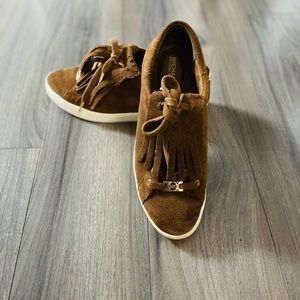 MICHAEL KORS suede sneakers